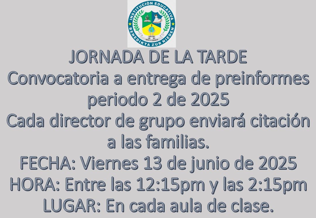 Preinformesper2 tardeii